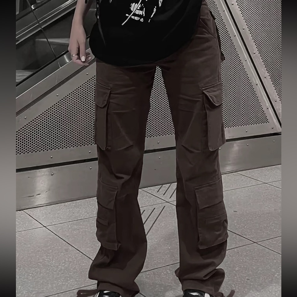 Brown Cargo Pants